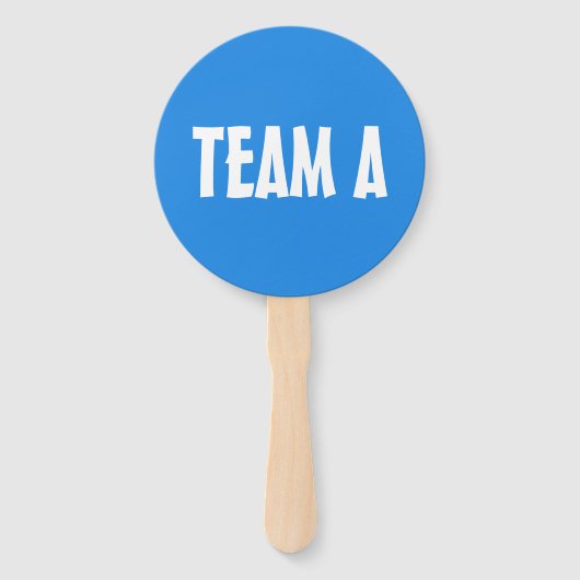 Team A Team B Competitie Paddle Bord Handwaaier (Voorkant)