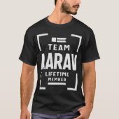Team Aarav Lifetime Member Gepersonaliseerde naam  T-shirt (Voorkant)
