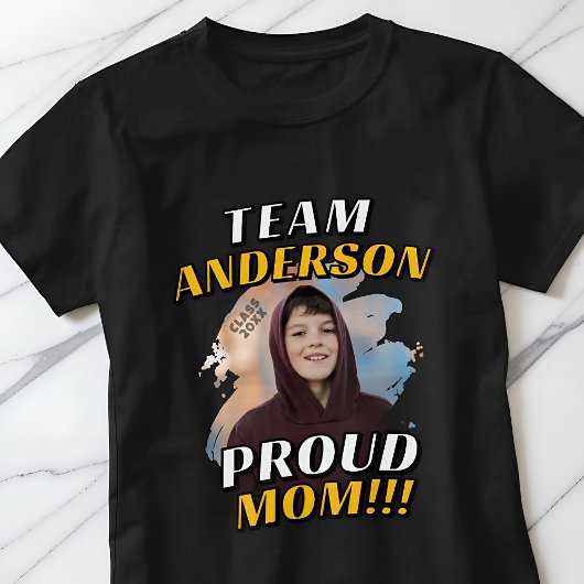 Team [Achternaam] Trots Op Afstudeerfoto T-shirt