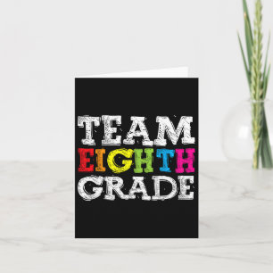 Team Achtste Graad Welkom Byck op de eerste school Kaart
