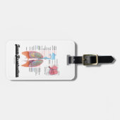 Team Ademhaling (Ademhalingssysteem) Bagagelabel (Voorkant horizontaal)