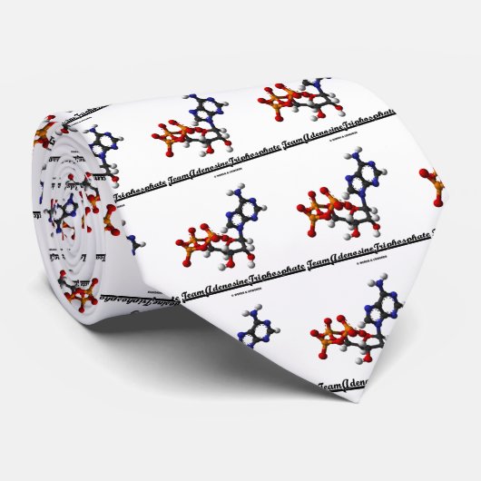 Team Adenosine Trifosfaat (ATP) Stropdas (Opgerold)