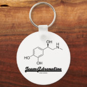 Team Adrenaline (Chemical Molecule Humor) Sleutelhanger (Voorkant)