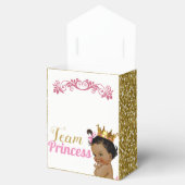 Team Afrikaans Prinses Goud Glitter Favor Tenten Bedankdoosjes (Geopend)