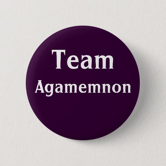 Team Agamemnon Ronde Button 5,7 Cm (Voorkant)