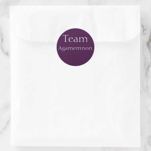 Team Agamemnon sticker (Tas)