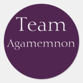 Team Agamemnon sticker (Voorkant)