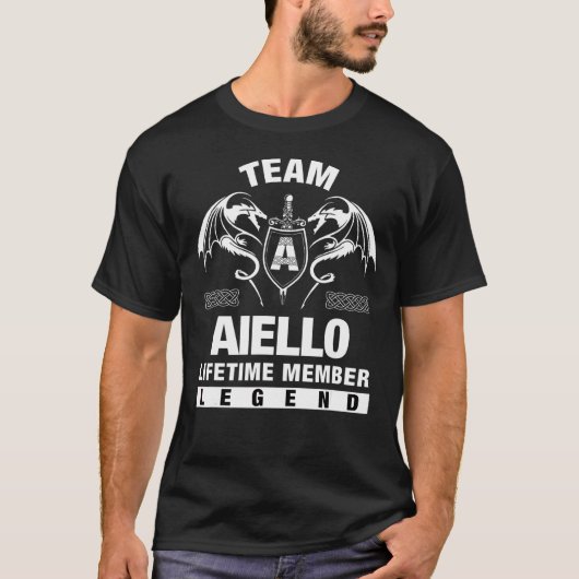 Team Aiello Levenslang Lid T-shirt (Voorkant)