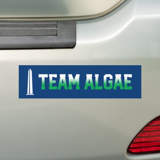 Team Algae Reflecting Pool Grappige Anti-Trump sti Bumpersticker (Op auto)