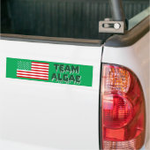 Team Algae Reflecting Pool Grappige Anti-Trump sti Bumpersticker (Op Truck)