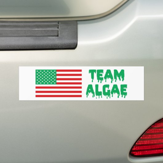 Team Algae Reflecting Pool Grappige Anti-Trump sti Bumpersticker (Op auto)