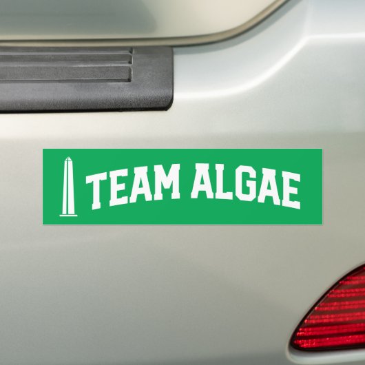 Team Algae Reflecting Pool Grappige Anti-Trump sti Bumpersticker (Op auto)