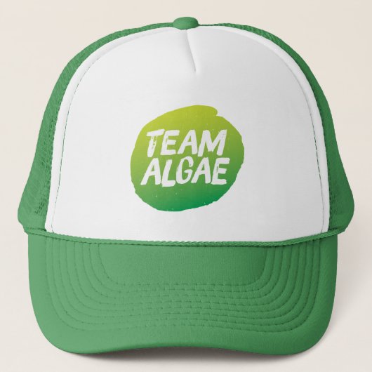 Team Algae Trucker Hoed Pet (Voorkant)