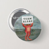 Team Algen kikker Ronde Button 5,7 Cm (Voorkant /achterkant)