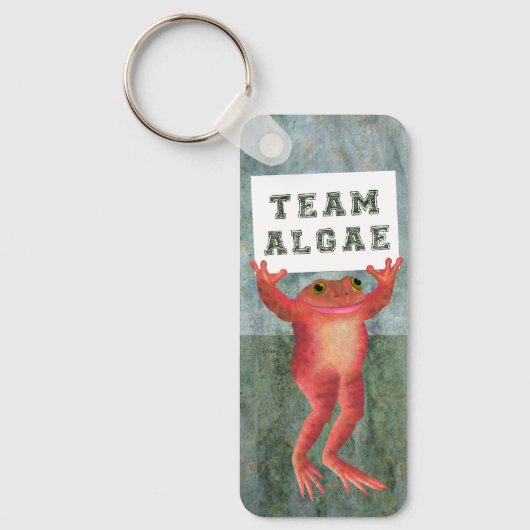 Team Algen kikker Sleutelhanger (Voorkant)