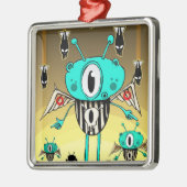 Team alien 2012 metalen ornament (Links)