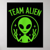 Team Alien – Grappige Groene Buitenaardse Vredes S