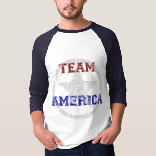 Team Amerika T-shirt (Voorkant)