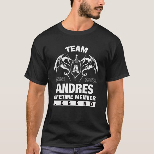 Team Andres Lifetime Lid T-shirt (Voorkant)