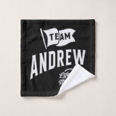 Team Andrew Lifetime Lid Bad Handdoek (Wasdoekje)