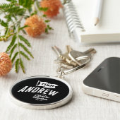 Team Andrew Lifetime Lid Sleutelhanger (Zijkant)