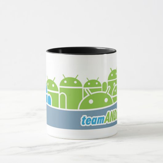 Team Android-Mok - Een koffie/theebekertje Mok (Midden)