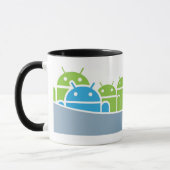 Team Android-Mok - Een koffie/theebekertje Mok (Links)