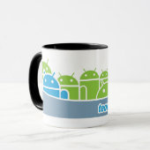 Team Android-Mok - Een koffie/theebekertje Mok (Voorkant links)