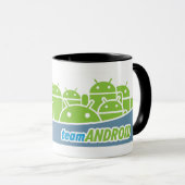 Team Android-Mok - Een koffie/theebekertje Mok (Voorkant rechts)