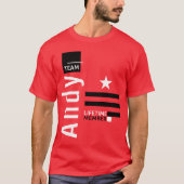 Team Andy T-shirt (Voorkant)