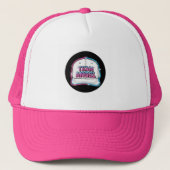 Team Angel Babe Trucker Hat 💖🧢 Pet (Voorkant)