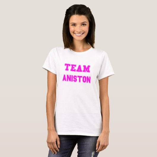 Team Aniston T-shirt (Voorkant volledig)