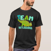 Team Ankylosaurus Future Paleontologist Dinosaur T-shirt (Voorkant)