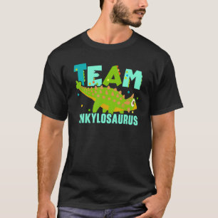 Team Ankylosaurus Future Paleontoloog Dinosaur T-shirt