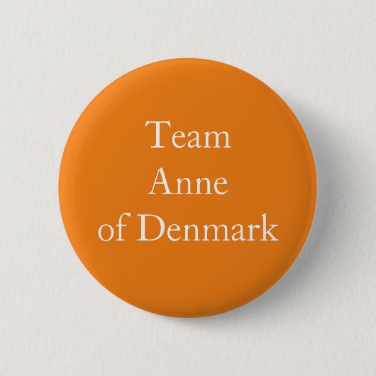 Team Anne van Denemarken Ronde Button 5,7 Cm (Voorkant)