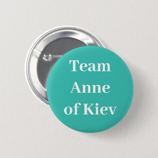 Team Anne van Kiev Ronde Button 5,7 Cm (Voorkant /achterkant)