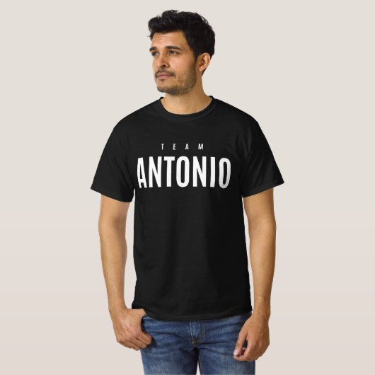 Team Antonio Persoonlijke Naam T-shirt