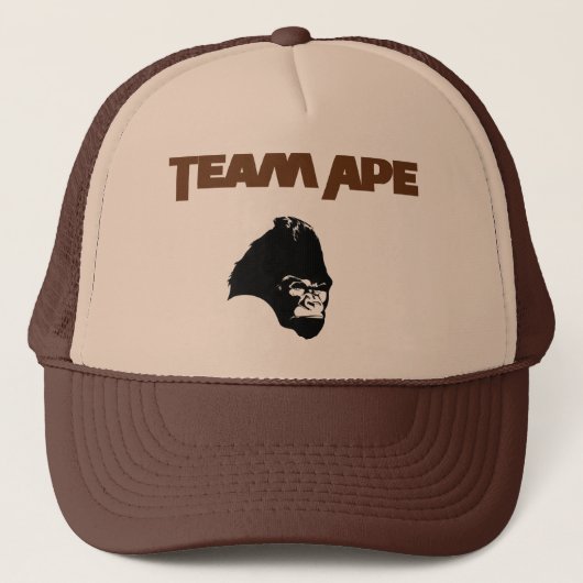 Team Ape Planet of the Apes Homage Baseball Hat Trucker Pet (Voorkant)