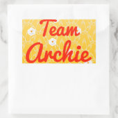 Team Archie Rechthoekige Sticker (Tas)