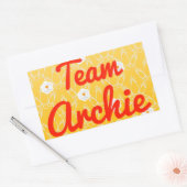 Team Archie Rechthoekige Sticker (Envelop)