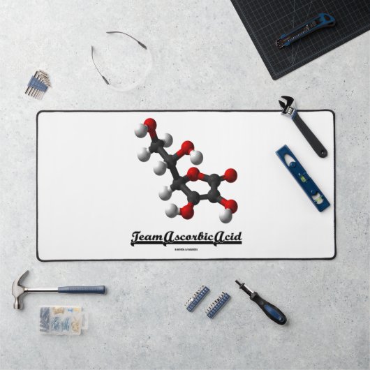 Team Ascorbinezuur (Chemische Molecuul Vitamine C) Bureaumat (Werkstation)