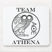 Team Athena (lettertype Engravers) Muismat (Voorkant)