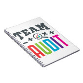 Team Audit Auditor Auditing Groep Accountant Notitieboek (Rechterzijde)