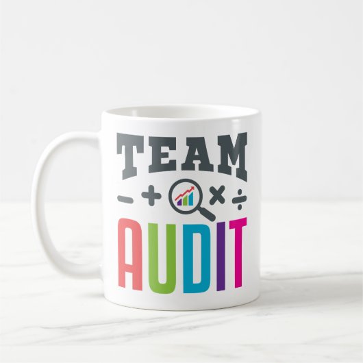 Team Audit Auditor Auditor Group Accountant Koffiemok (Links)