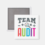 Team Audit Auditor Auditor Group Accountant Magneet (Voorkant / Achterkant)