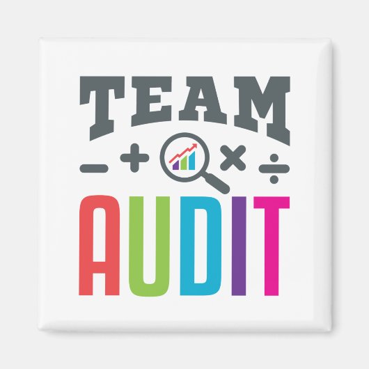 Team Audit Auditor Auditor Group Accountant Magneet (Voorkant)