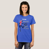 Team Australia voor het WK 2023 voor vrouwen T-shirt (Voorkant volledig)