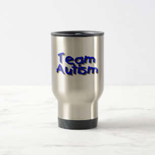 Team Autism (blauw) Reisbeker
