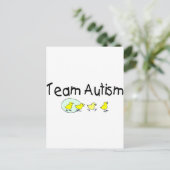 Team Autism (Chicks) Briefkaart (Staand voorkant)