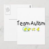 Team Autism (Chicks) Briefkaart (Voorkant / Achterkant)